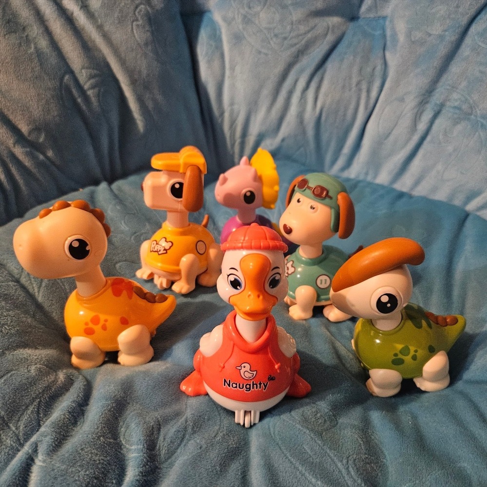 Pull Back Vehicles Toys Animal Cars‎ Dinosaur Dog Duck Toys for Kids